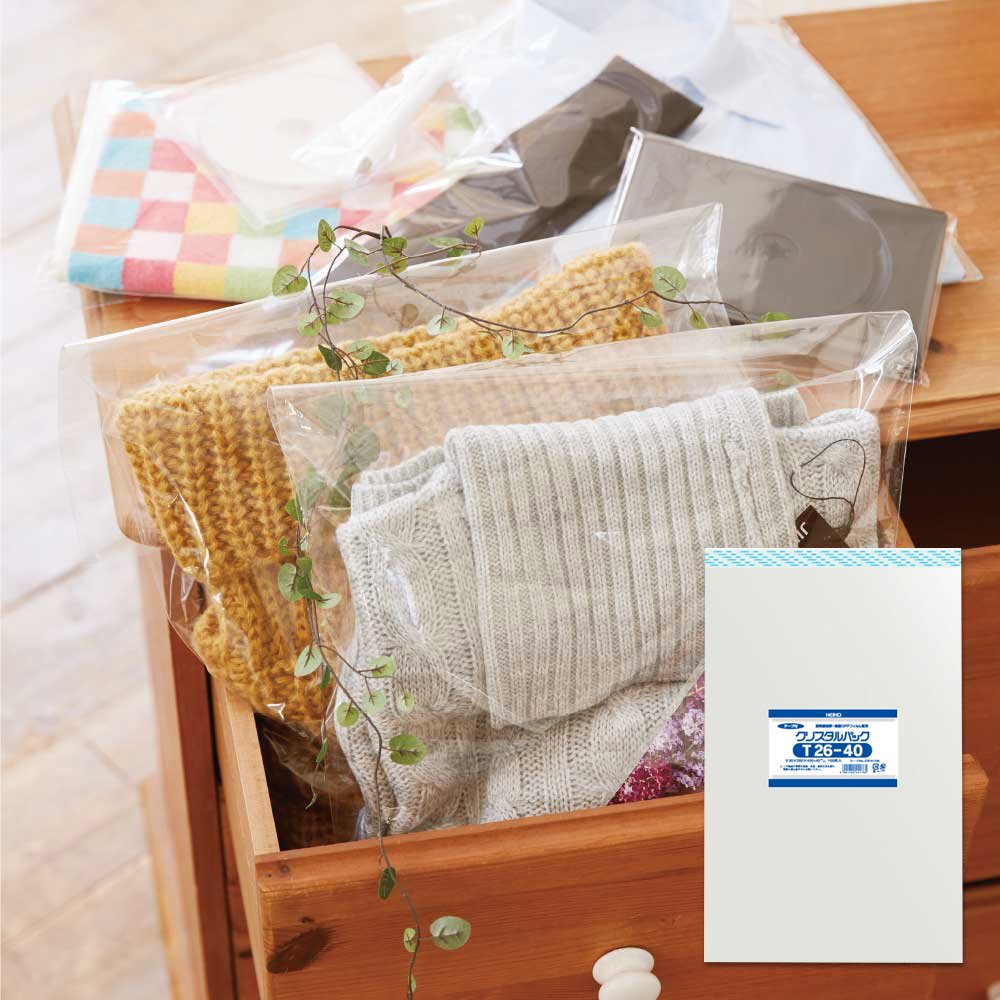 クリスタルパック T26-40（ポリ袋）　2,000枚 クリスタルパック T26-40（ポリ袋）2,000枚